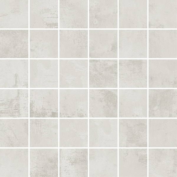 Apollo Tile Aureate 11.71inx11.71in Natural White Dove Porcelain Mosaic Wall and Floor Tile 7.62 sqft/case, 8PK ROC88WHTMOSA - main